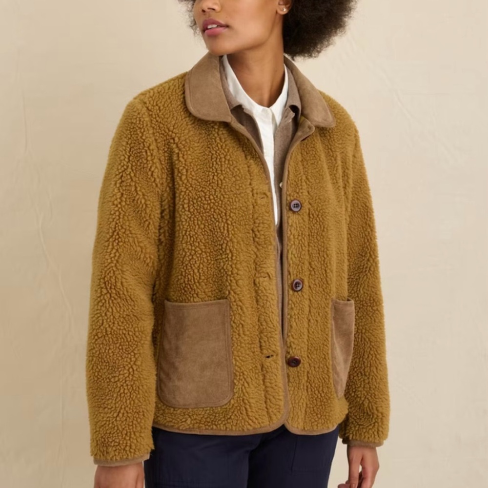 Alex Mill Sherpa Work Jacket - Golden Khaki